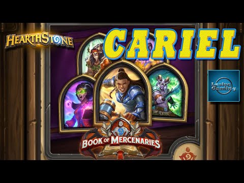 Hearthstone - Book of Mercenaries - Cariel Roame (All 8 Enemies)