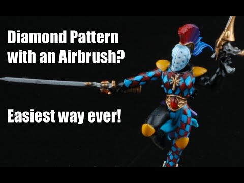 How to paint Eldar Harlequins? Diamond pattern, Warhammer 40k Aeldari
