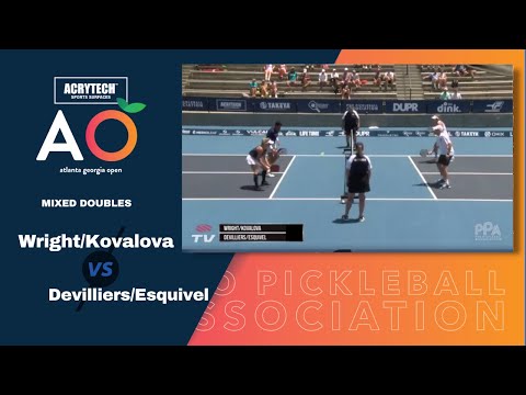 Matt Wright/Lucy Kovalova Vs. Jay Devilliers/Michelle Esquivel - PPA Atlanta Open Mixed Doubles Pro