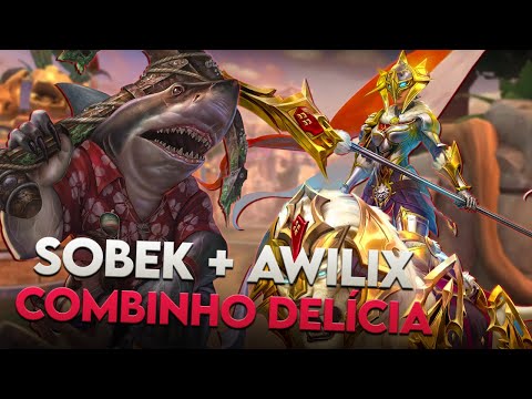 AWILIX JUNGLER, COMBINHO AWILIX + SOBEK É UMA DELÍCIA - ⚡ Smite BR Ranked Conquista