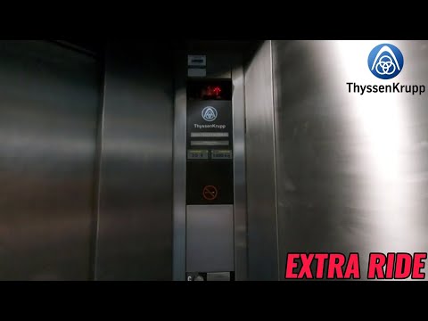 Extra ride: Scenic ThyssenKrupp Frequencedyne Traction Elevators - Mall - MG, BR