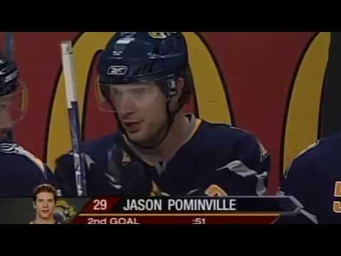 Jason Pominville Goal - Sabres vs. Canadiens, 10/6/06