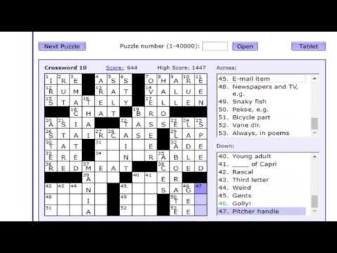 Easy Crossword Puzzles Printable Boatload : Top Picked from our Experts
