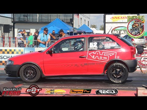 Gol DT-B - Wagner Lacerda - 210km/h em 6.7s com pneus radiais!