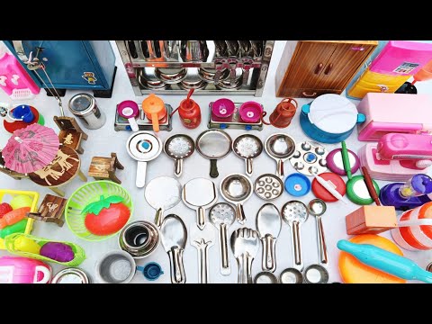 13.15Minutes Satisfying with Unboxing Hello Kitty Sanrio stillness cute 🥰 kitchen Set|Miniature ASMR