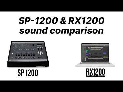 RX1200 and SP-1200 sound comparison