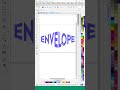 How To Use Envelope Tool In CorelDraw Part49