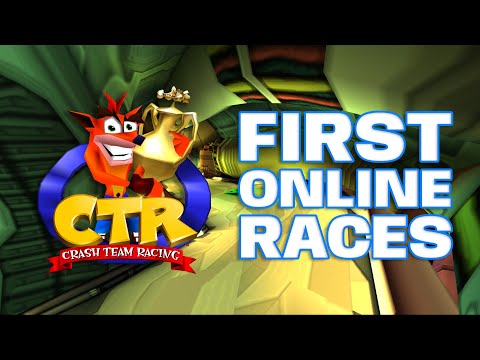 My first races of Crash Team Racing Online
