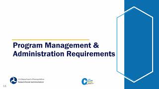 C 9070 Enhanced Mobility Programs Guidance Session 2 Program Management