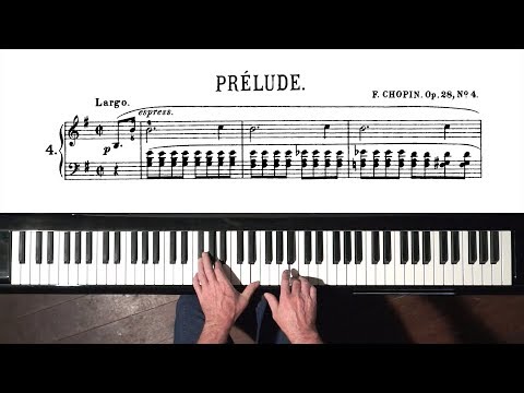 Chopin Prelude Op.28 No.4 (take 1&2) P. Barton FEURICH 218 piano