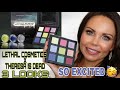 LETHAL COSMETICS X THERESA IS DEAD COLLECTION | 3 LOOKS | @Theresa is Dead