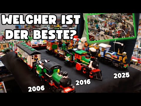🚂Holiday Train Vergleich - 2006 vs 2016 vs 2025 ☆ Lego City 366