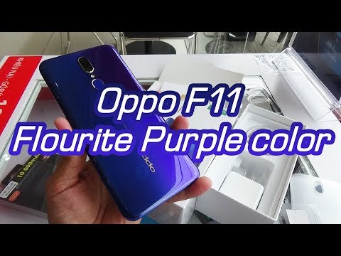 Unboxing Oppo F11 Flourite Purple color