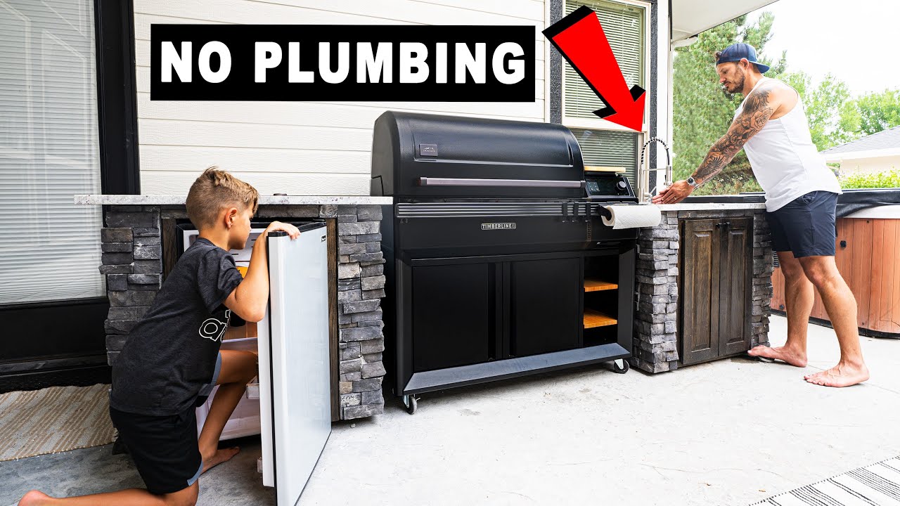 Building an Outdoor Kitchen, No Plumbing Required