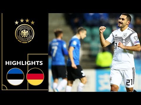 Gündogan scores twice from distance | Estonia vs. Germany 0-3 | Highlights | Euro Qualifiers
