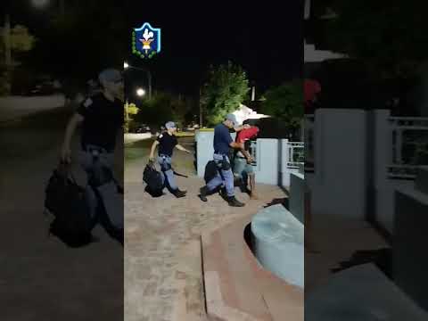🚔 Presidencia de la Plaza | Detenido tras persecución y secuestro de elementos.