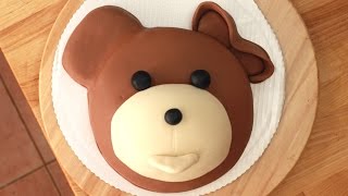 Miś Uszatek, Jak zrobić tort w kształcie misia? How to Make A Teddy Bear Cake Tutorial