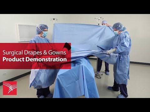 Part of a video titled Extremity Drape - YouTube