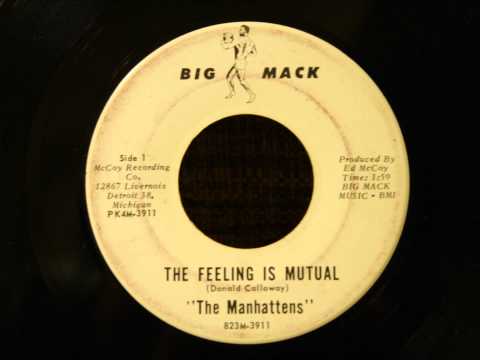 Manhattens - The Feeling Is Mutual - Rare Detroit Mid Tempo Doo Wop / Soul