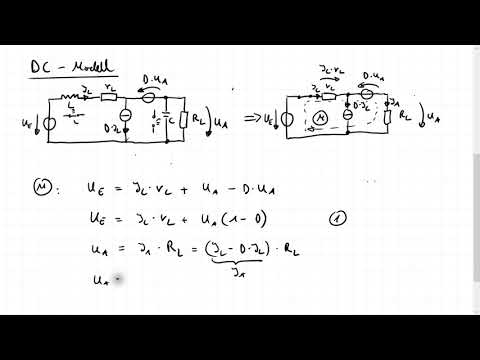 Le_R5b - Regelung DCDC Wandler - Hochsetzsteller DC Mittelwert Modell - nichtidealer Wandler