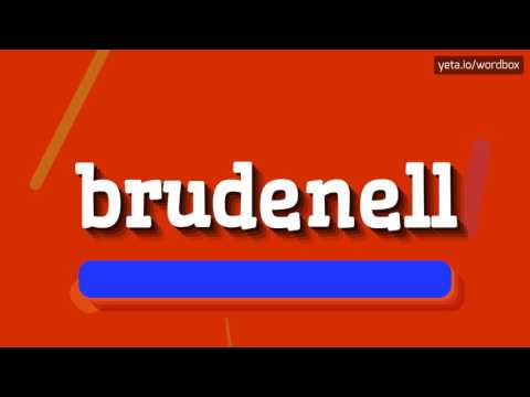 HOW TO SAY BRUDENELL? #brudenell