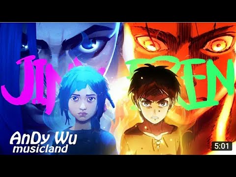 ATTACK ON TITAN x ARCANE (Eren vs. Jinx) [MASHUP] #amv #animes