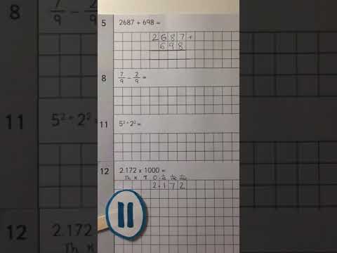 MrsAli Arithmetic 21 8/2/21