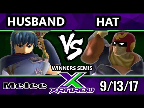 S@X 219 Melee - Husband (Marth) Vs. Hat (Captain Falcon) - Smash Melee Winners Semis - SSBM