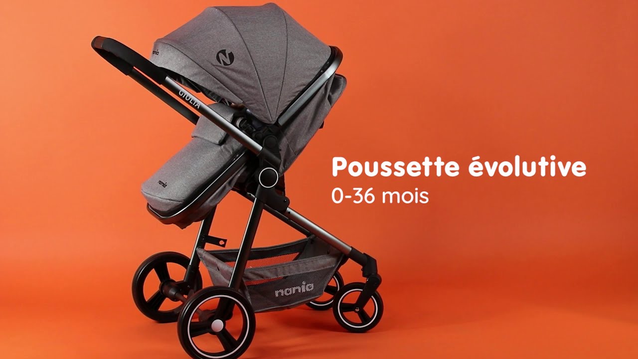 Poussette combinée GIULIA de Nania avec le siège auto BEONE 0+