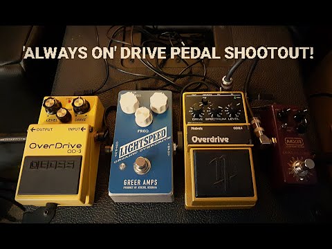 'Always On' Drive Pedal Shootout! (Boss OD3, Lightspeed, Nobels, Duke of Tone)