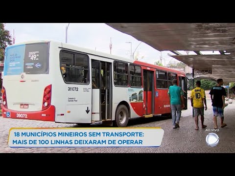Minas Gerais tem 18 municípios sem linhas regulares de ônibus