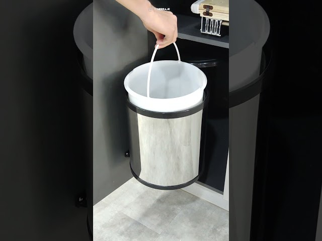 Vídeo relacionado con ADO - Papelera Exterior Circular de acero inoxidable para comunidades de vecinos, Parques y Jardines. Papelera calle (3- Papeleras + Tornillería)