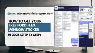 How to Get Your FREE Ford Flex Window Sticker in 2025 (Step by Step) #ford