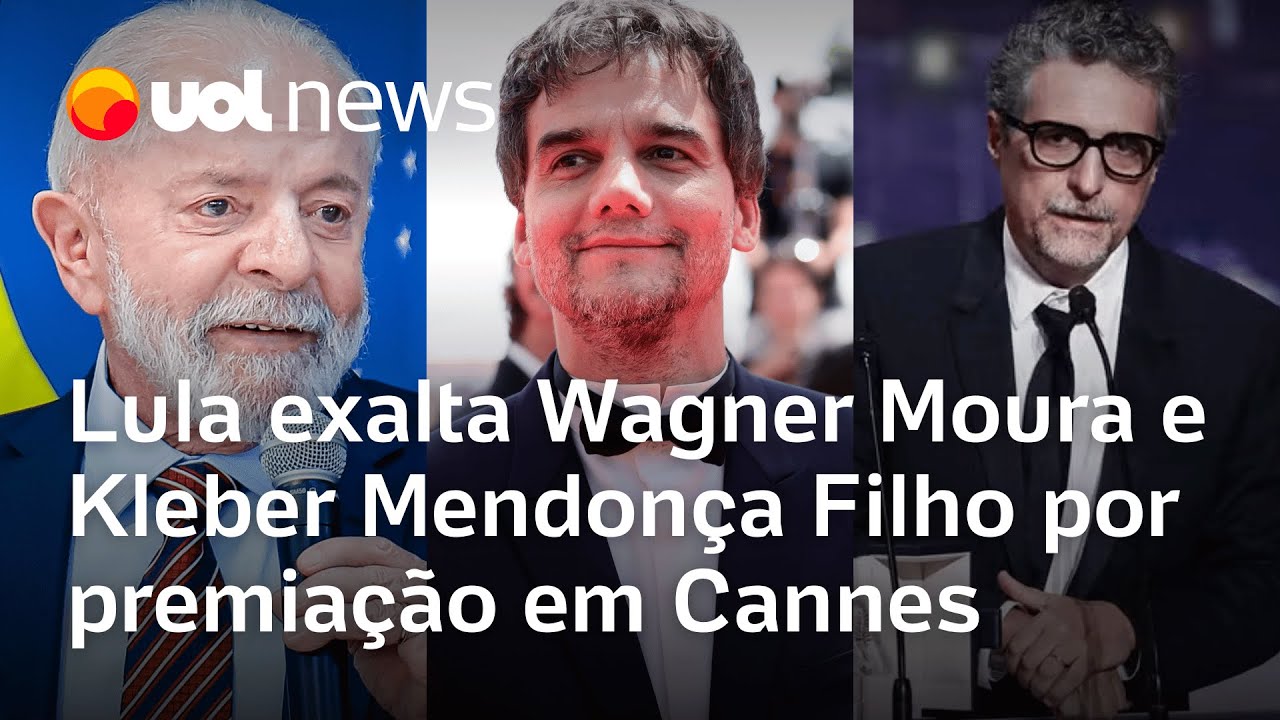 Lula exalta 'gigantes' do cinema brasileiro premiados em Cannes: 'hoje é dia de curtir'