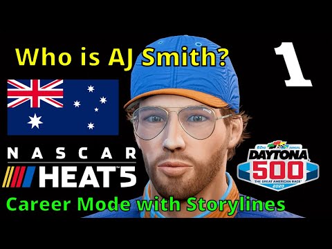 The Legend of AJ Smith | NASCAR Heat 5 Career Mode Part 1 (With Storylines)