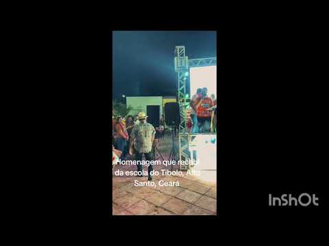 Homenagem feita pela escola do Tibolo, Alto Santo-CE 
