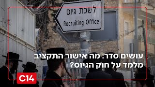 עושים סדר: מה אישור התקציב מלמד על חוק הגיוס? (חדשות ערוץ 14) - התמונה מוצגת ישירות מתוך אתר האינטרנט יוטיוב. זכויות היוצרים בתמונה שייכות ליוצרה. קישור קרדיט למקור התוכן נמצא בתוך דף הסרטון