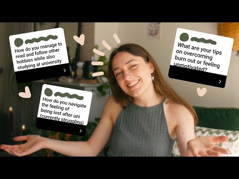 life update, uni tips, post-graduation blues,  reading more 🌱 q&a