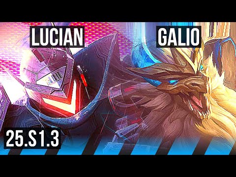 LUCIAN vs GALIO (MID) | 6/1/3 | KR Master | 25.S1.3