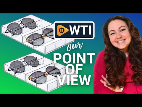 Amazing Abby - Soleil - 2-Pack Acrylic 4-Compartment Sunglass Organizer - WTI product video review
