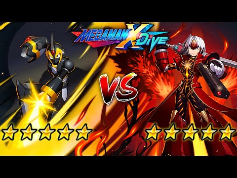 Shadow Armor X 5☆ Vs X Dante Trigger 5☆ - Mega Man X DiVE (Mobile Controls PvP)