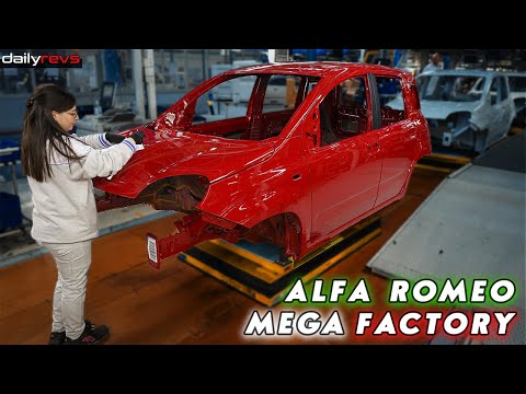Fiat Pandina Production ! Inside the Alfa Romeo Pomigliano d'Arco Plant, Naples !