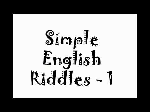 Simple English Riddles-1