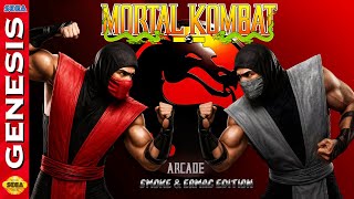 Mortal Kombat Arcade Smoke & Ermac Edition (Sega Genesis) Romhack