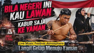 Download lagu 🎶Lagu Viral Bikin Baper‼️ - Langit Gelap Menuju Yaman | Live Music Festival Atmosphere (Rungkad)  mp3