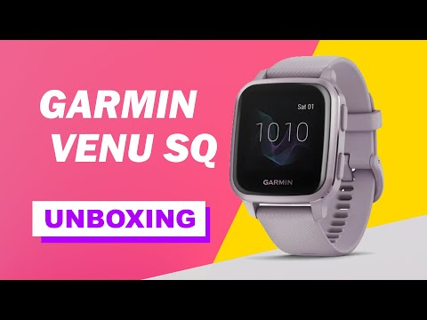 Išmanusis laikrodis Garmin Venu Sq, Violetinės spalvos video