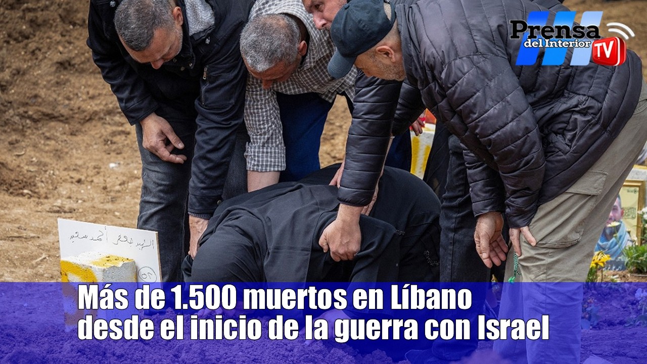 Más de 1.500 muertos en Líbano por ataques israelíes desde marzo