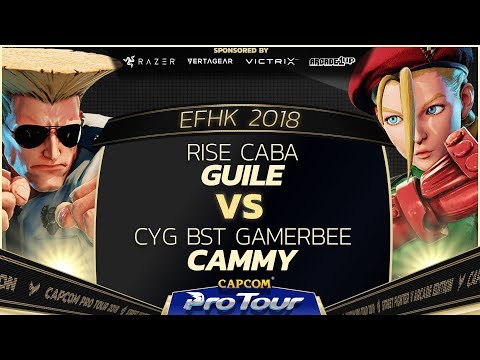 RISE Caba (Guile) vs CYG BST GamerBee (Cammy) - EFHK 2018 Pools - SFV - CPT 2018