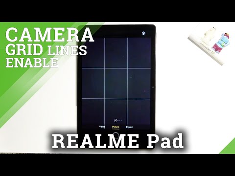 How to Turn On / Turn Off Camera Grid Lines on REALME Pad