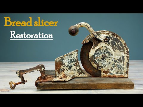 Restoration of old German bread cutter